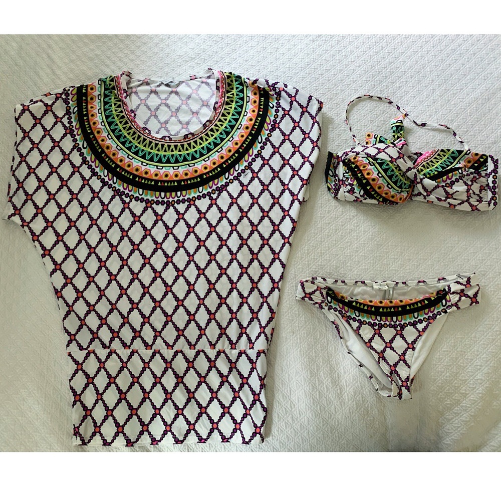 Trina Turk swimsuit set.